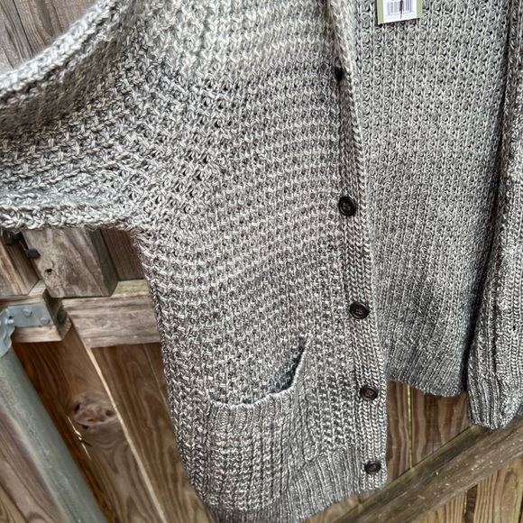 Goodfellow & Co women’s gray ombré cardigan - Picture 3 of 9